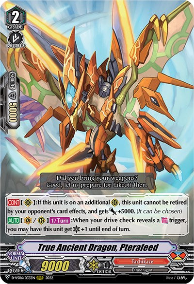 True Ancient Dragon, Pterafeed (D-VS06/033EN) [V Clan Collection Vol.6] | Pegasus Games WI