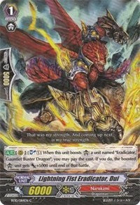 Lightning Fist Eradicator, Dui (BT10/084EN) [Triumphant Return of the King of Knights] | Pegasus Games WI