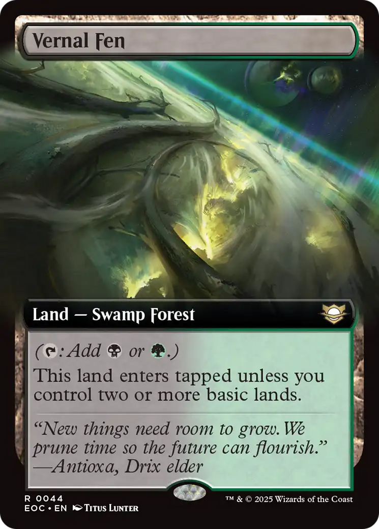 Vernal Fen (Extended Art) [Edge of Eternities Commander] | Pegasus Games WI