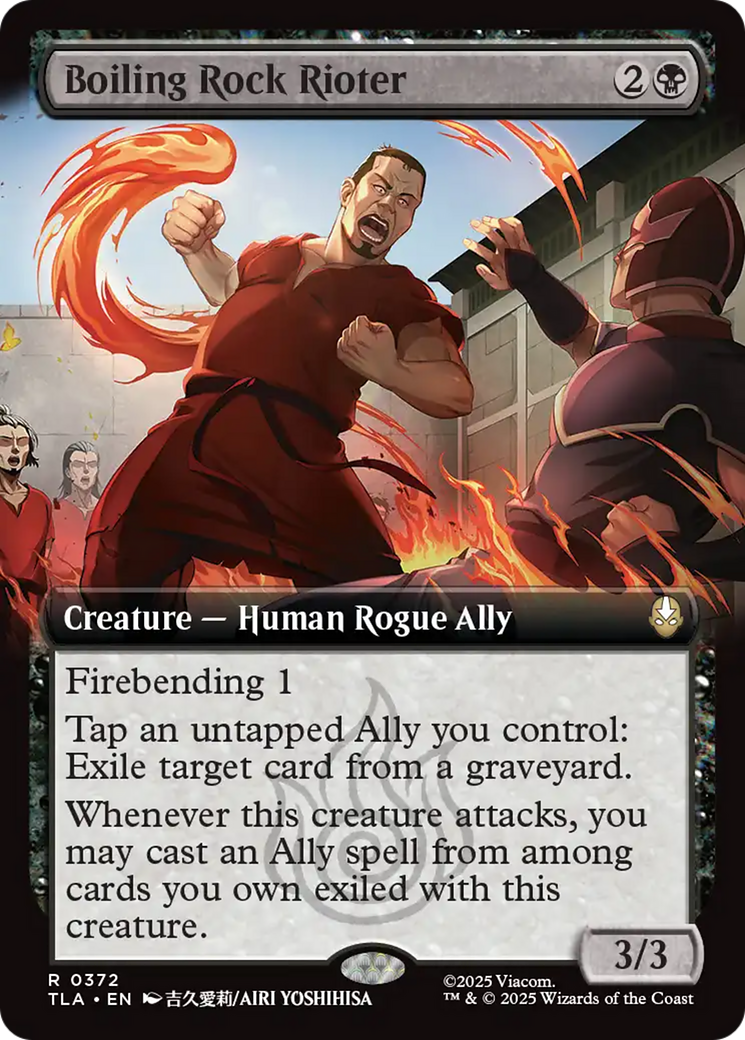 Boiling Rock Rioter (Extended Art) [Avatar: The Last Airbender] | Pegasus Games WI
