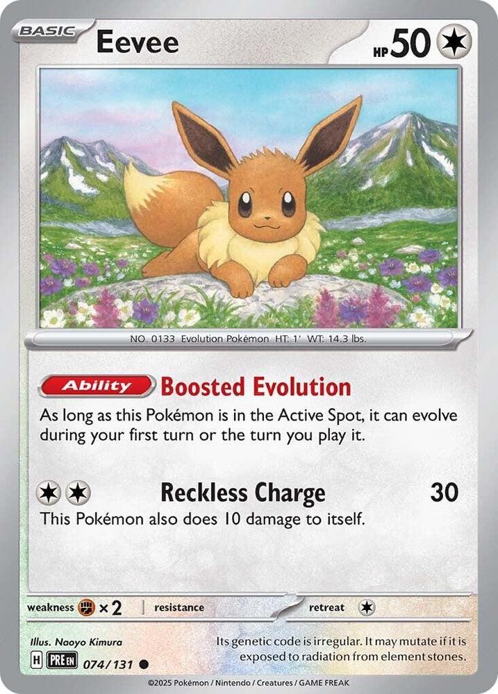 Eevee (074/131) [Scarlet & Violet: Prismatic Evolutions] | Pegasus Games WI