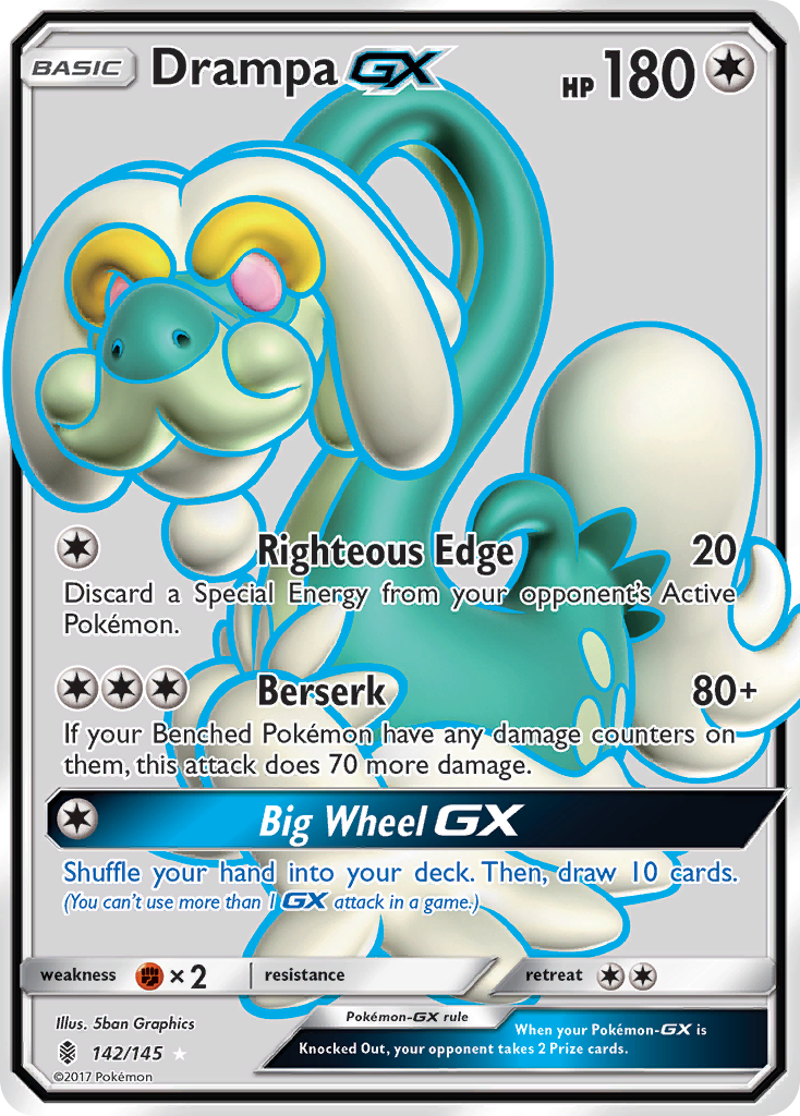 Drampa GX (142/145) [Sun & Moon: Guardians Rising] | Pegasus Games WI