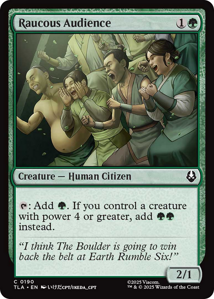Raucous Audience [Avatar: The Last Airbender] | Pegasus Games WI