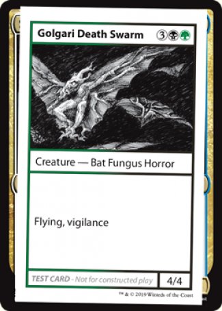 Golgari Death Swarm (2021 Edition) [Mystery Booster Playtest Cards] | Pegasus Games WI