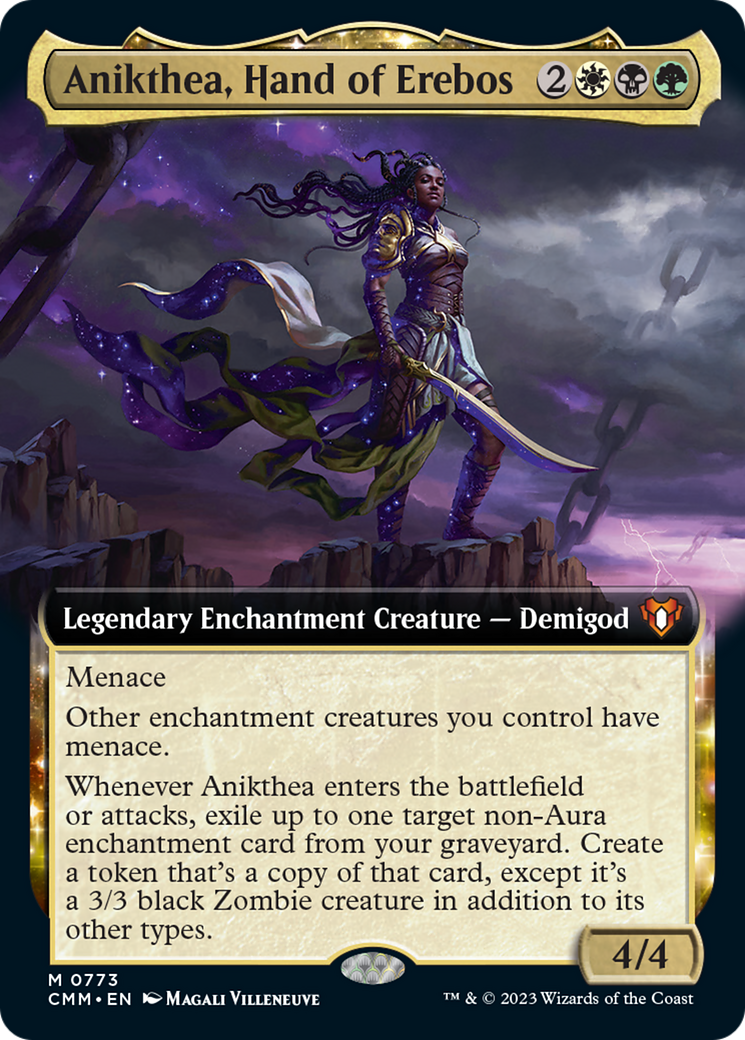 Anikthea, Hand of Erebos (Extended Art) [Commander Masters] | Pegasus Games WI