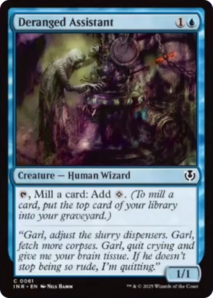 Deranged Assistant [Innistrad Remastered] | Pegasus Games WI