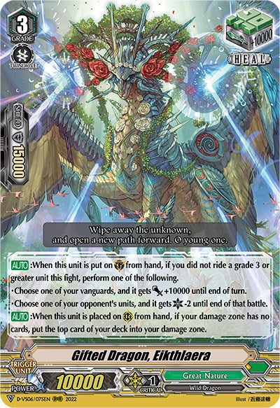 Gifted Dragon, Eikthlaera (D-VS06/075EN) [V Clan Collection Vol.6] | Pegasus Games WI