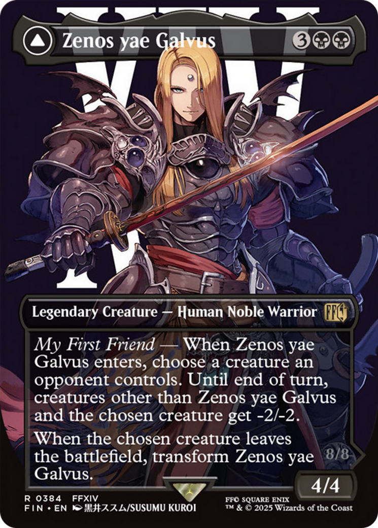 Zenos yae Galvus // Shinryu, Transcendent Rival (Borderless) [FINAL FANTASY] | Pegasus Games WI
