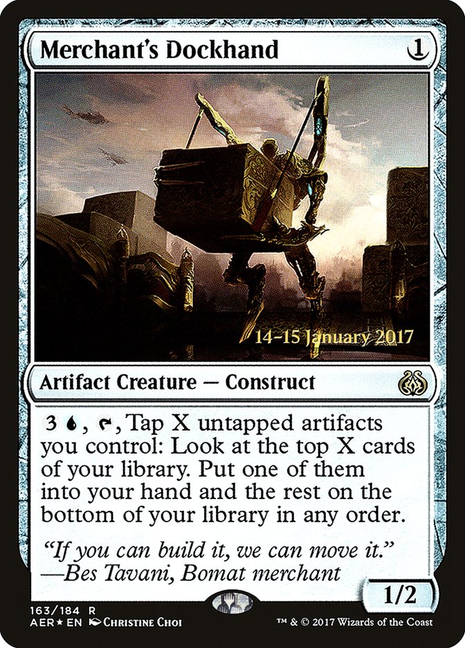 Merchant's Dockhand [Aether Revolt Prerelease Promos] | Pegasus Games WI