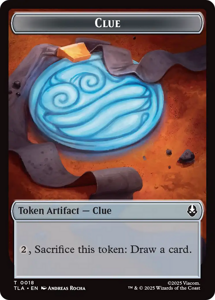 Ally (0005) // Clue (0018) Double-Sided Token [Avatar: The Last Airbender Tokens] | Pegasus Games WI