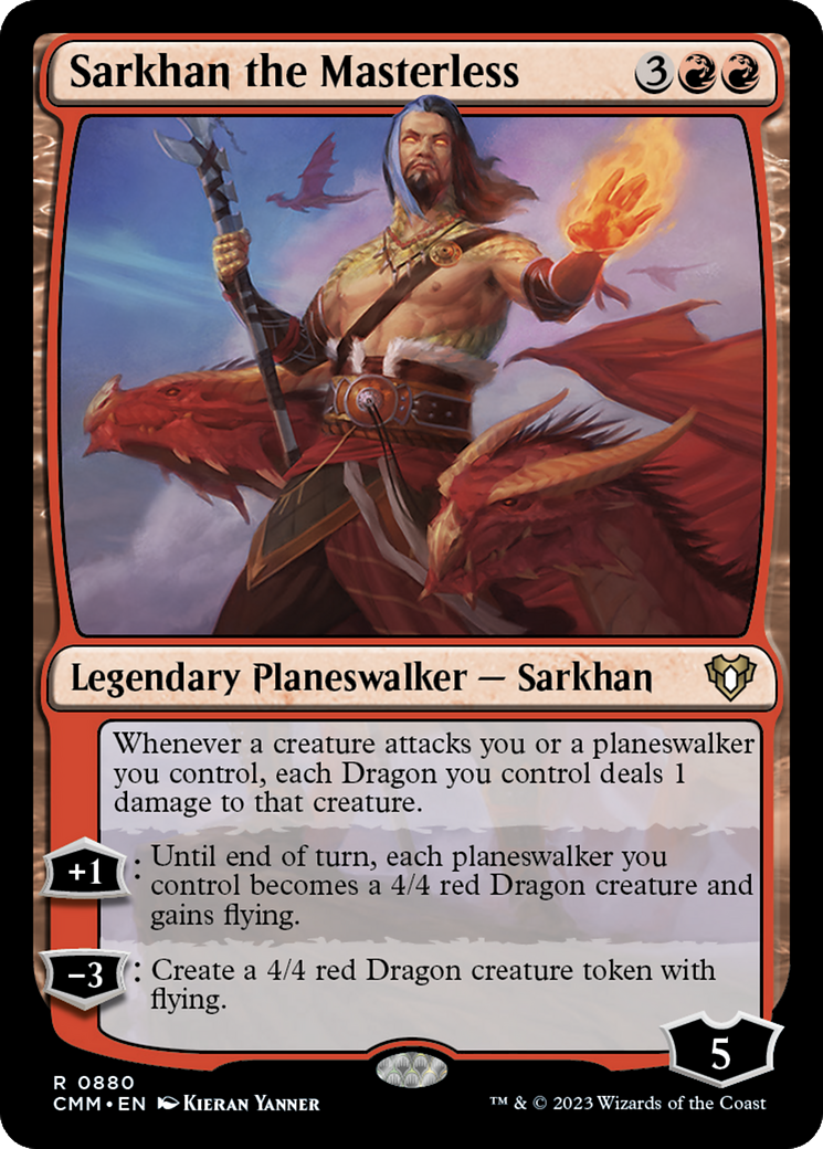 Sarkhan the Masterless [Commander Masters] | Pegasus Games WI