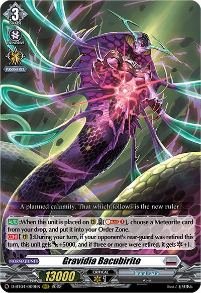 Gravidia Bacubirito (D-BT04/009EN) [Awakening of Chakrabarthi] | Pegasus Games WI