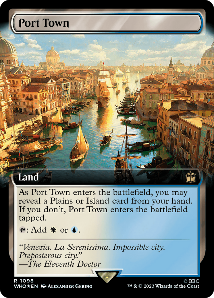 Port Town (Extended Art) (Surge Foil) [Doctor Who] | Pegasus Games WI