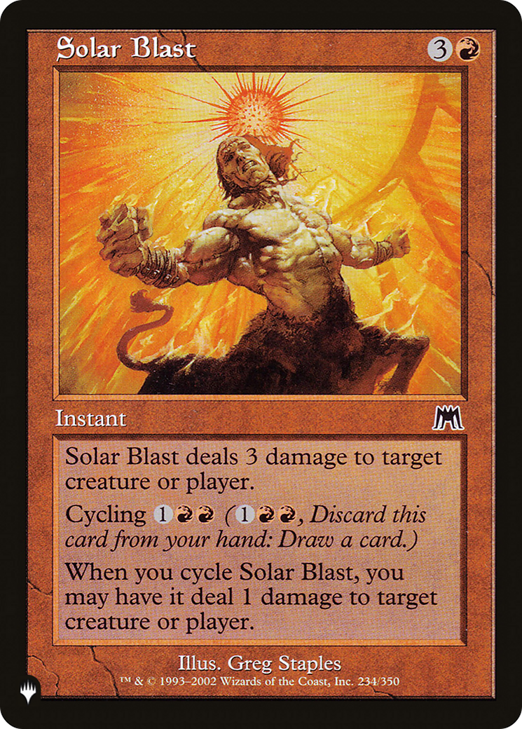 Solar Blast [The List] | Pegasus Games WI