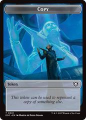 Copy // Clue Double-Sided Token [Edge of Eternities Commander Tokens] | Pegasus Games WI