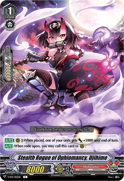 Stealth Rogue of Ophiomancy, Ujihime (V-BT11/051EN) [Storm of the Blue Cavalry] | Pegasus Games WI