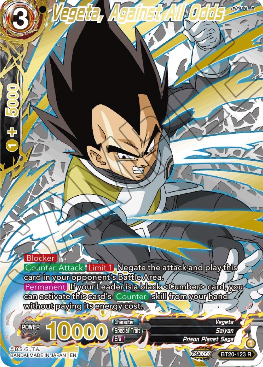 Vegeta, Against All Odds (Gold-Stamped) (BT20-123) [Power Absorbed] | Pegasus Games WI