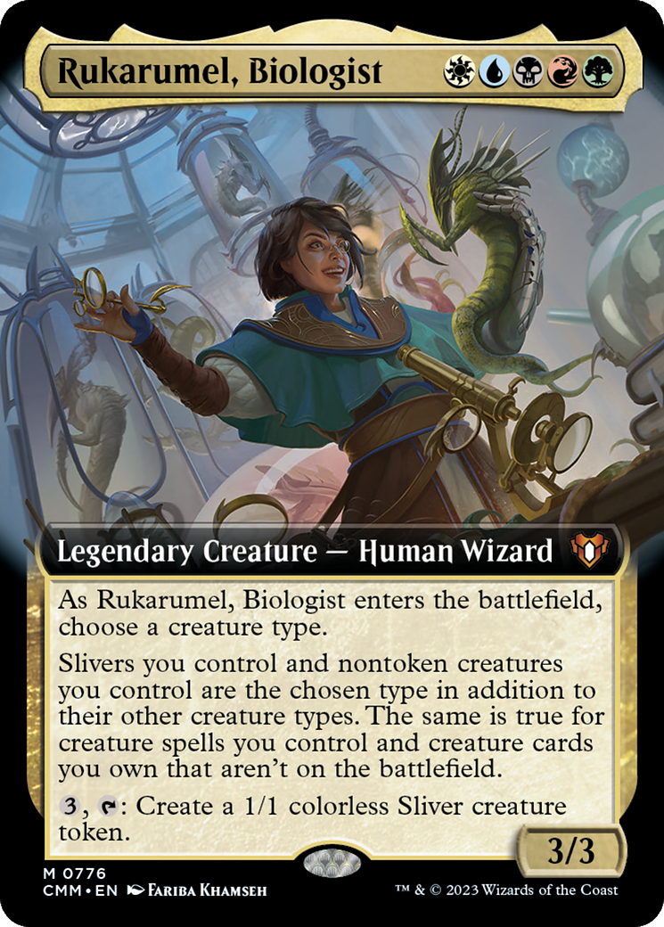 Rukarumel, Biologist (Extended Art) [Commander Masters] | Pegasus Games WI