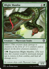 Blight Mamba [Phyrexia: All Will Be One Commander] | Pegasus Games WI