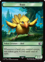 Bird (0016) // Wizard (0014) Double-Sided Token [FINAL FANTASY Tokens] | Pegasus Games WI