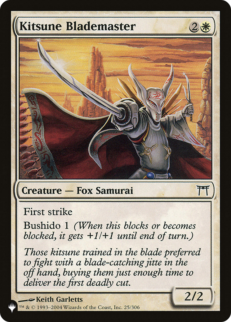 Kitsune Blademaster [The List] | Pegasus Games WI