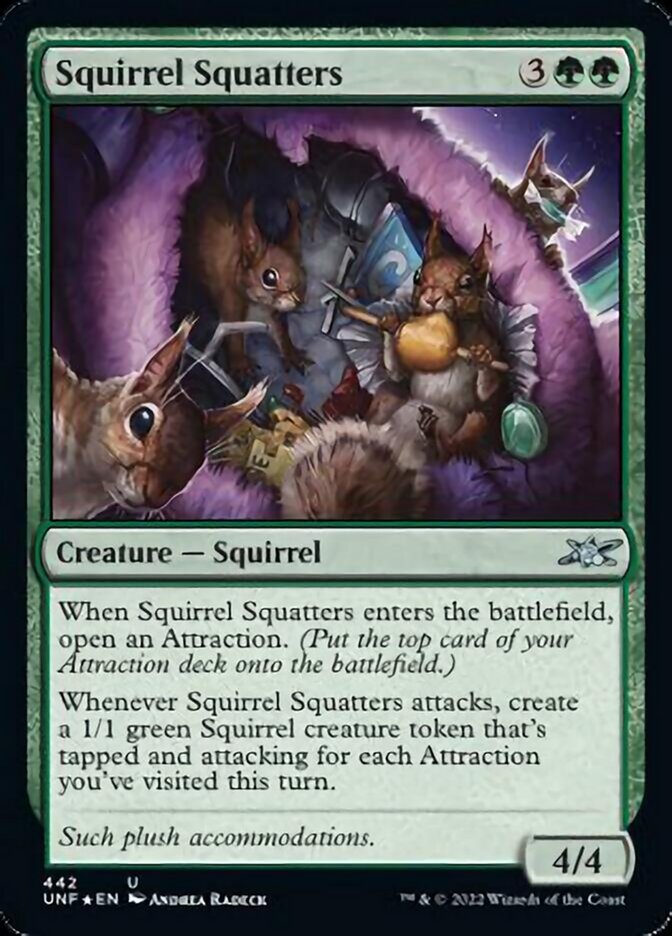 Squirrel Squatters (Galaxy Foil) [Unfinity] | Pegasus Games WI