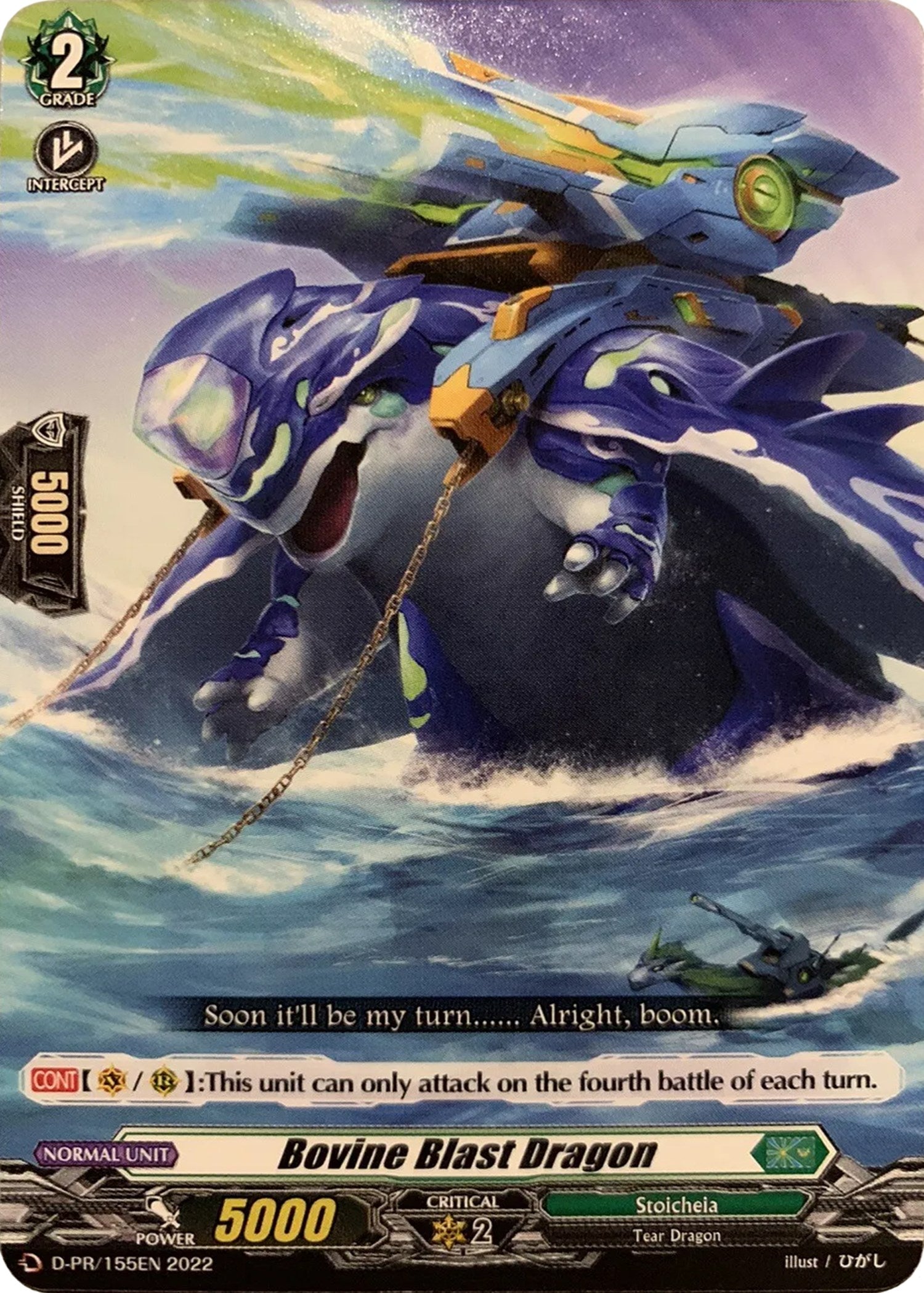 Bovine Blast Dragon (D-PR/155EN) [D Promo Cards] | Pegasus Games WI