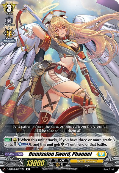 Remission Sword, Phanuel (D-BT01/097EN) [Genesis of the Five Greats] | Pegasus Games WI