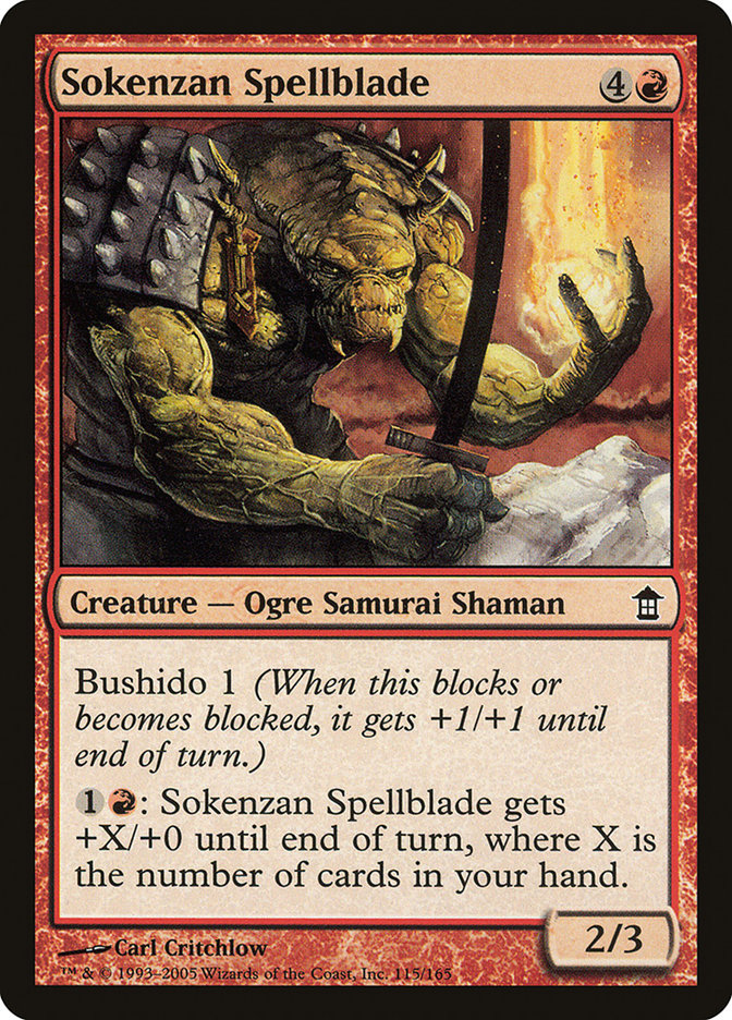 Sokenzan Spellblade [Saviors of Kamigawa] | Pegasus Games WI