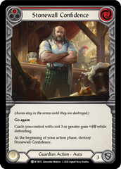 Stonewall Confidence (Red) [U-WTR072] (Welcome to Rathe Unlimited)  Unlimited Rainbow Foil | Pegasus Games WI