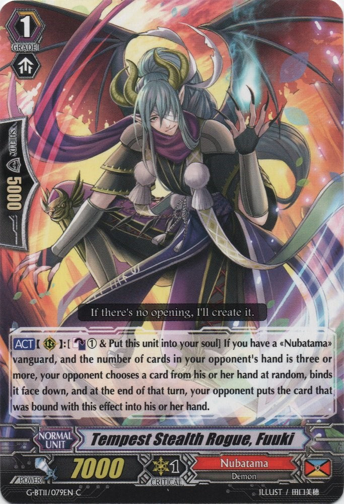 Tempest Stealth Rogue, Fuuki (G-BT11/079EN) [Demonic Advent] | Pegasus Games WI
