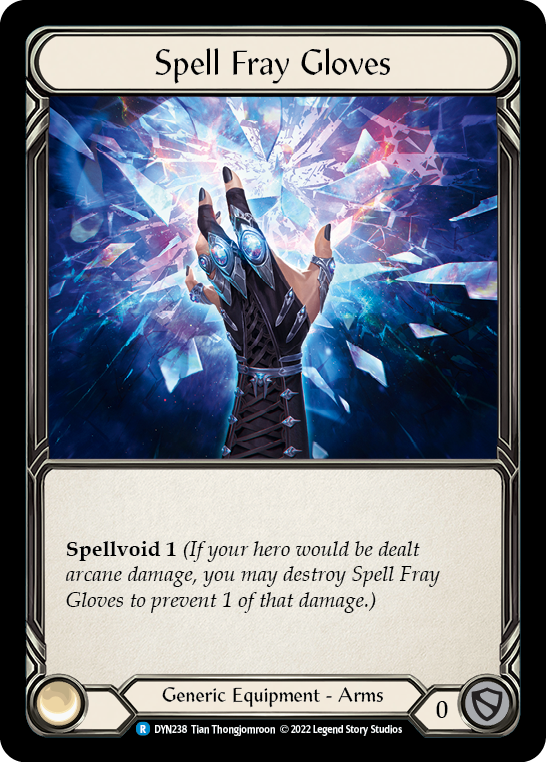 Spell Fray Gloves [DYN238] (Dynasty)  Rainbow Foil | Pegasus Games WI