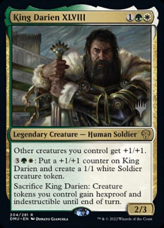 King Darien XLVIII (Promo Pack) [Dominaria United Promos] | Pegasus Games WI