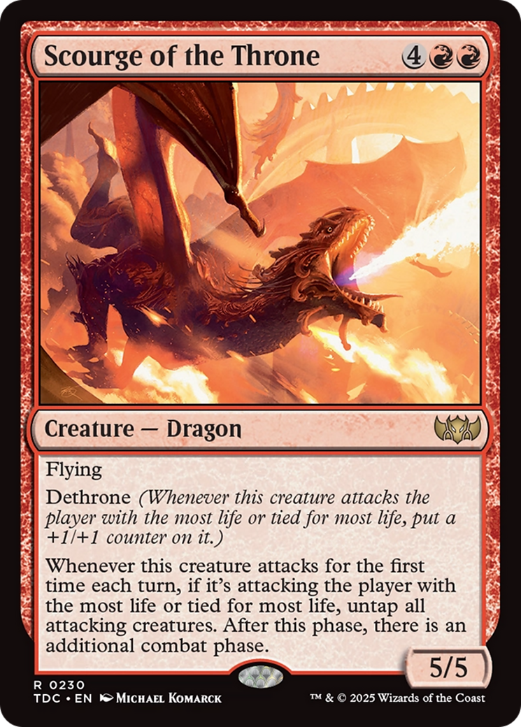 Scourge of the Throne [Tarkir: Dragonstorm Commander] | Pegasus Games WI