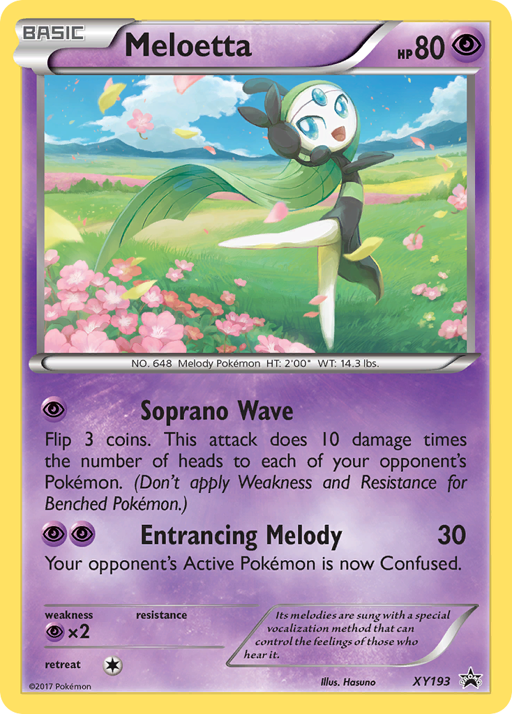 Meloetta (XY193) [XY: Black Star Promos] | Pegasus Games WI