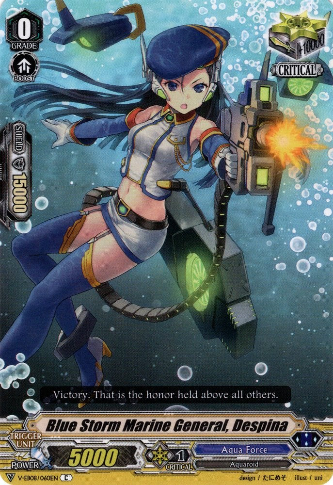 Blue Storm Marine General, Despina (V-EB08/060EN) [My Glorious Justice] | Pegasus Games WI