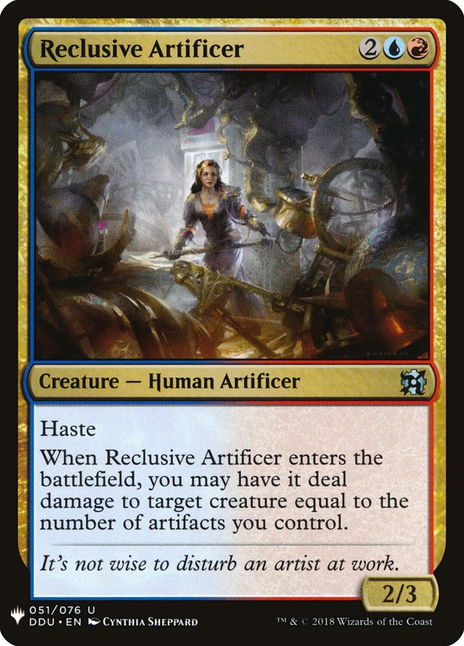 Reclusive Artificer [Mystery Booster] | Pegasus Games WI