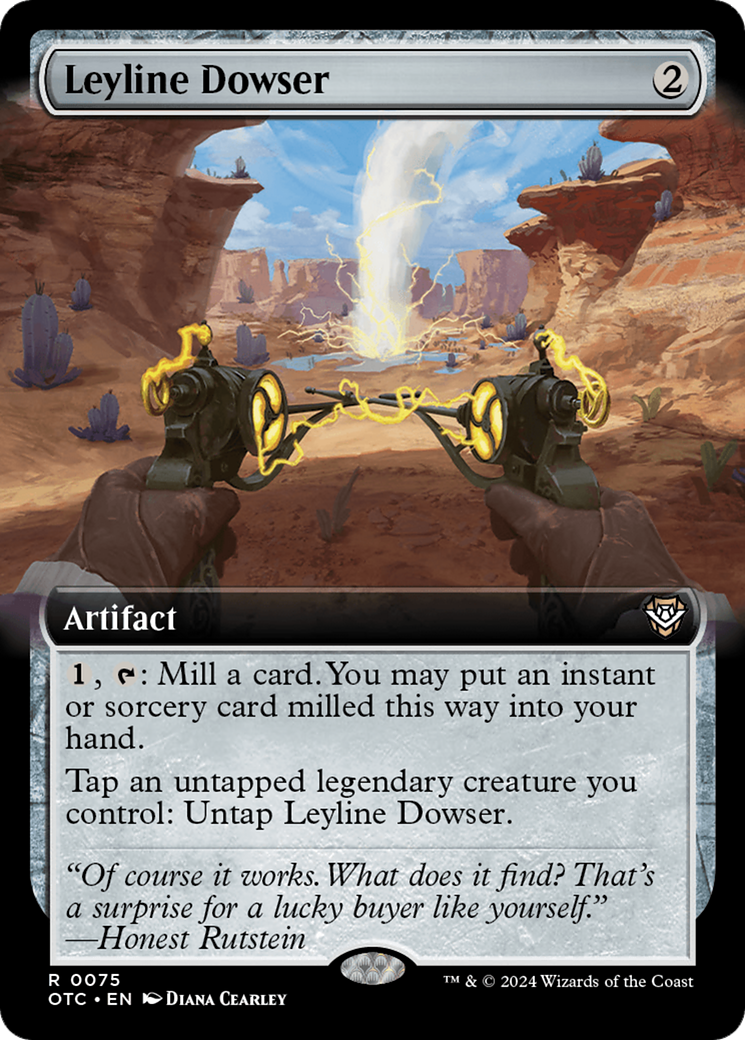 Leyline Dowser (Extended Art) [Outlaws of Thunder Junction Commander] | Pegasus Games WI
