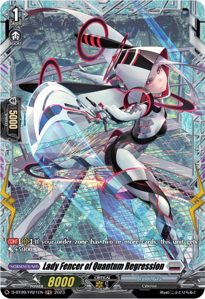 Lady Fencer of Quantum Regression (D-BT09/FR21EN) [Dragontree Invasion] | Pegasus Games WI