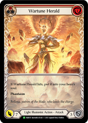 Wartune Herald (Red Extended Art) [FAB035] (Promo)  Rainbow Foil | Pegasus Games WI