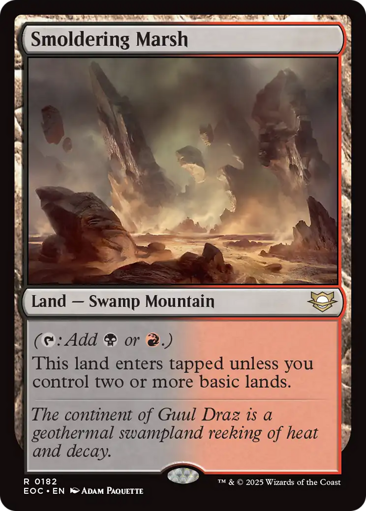 Smoldering Marsh [Edge of Eternities Commander] | Pegasus Games WI