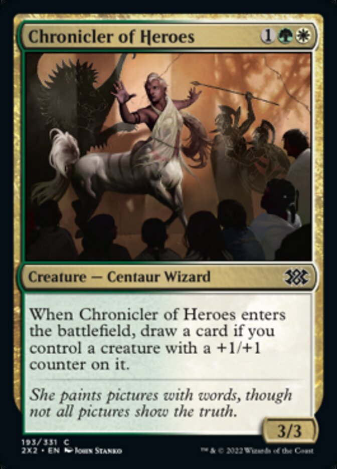 Chronicler of Heroes [Double Masters 2022] | Pegasus Games WI
