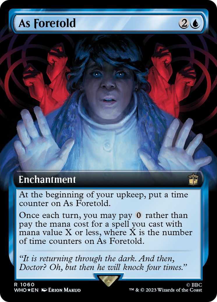 As Foretold (Extended Art) (Surge Foil) [Doctor Who] | Pegasus Games WI