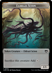 Manifest // Eldrazi Scion Double-Sided Token [Commander Masters Tokens] | Pegasus Games WI