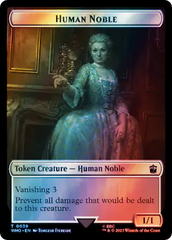 Human Noble // Treasure (0063) Double-Sided Token (Surge Foil) [Doctor Who Tokens] | Pegasus Games WI