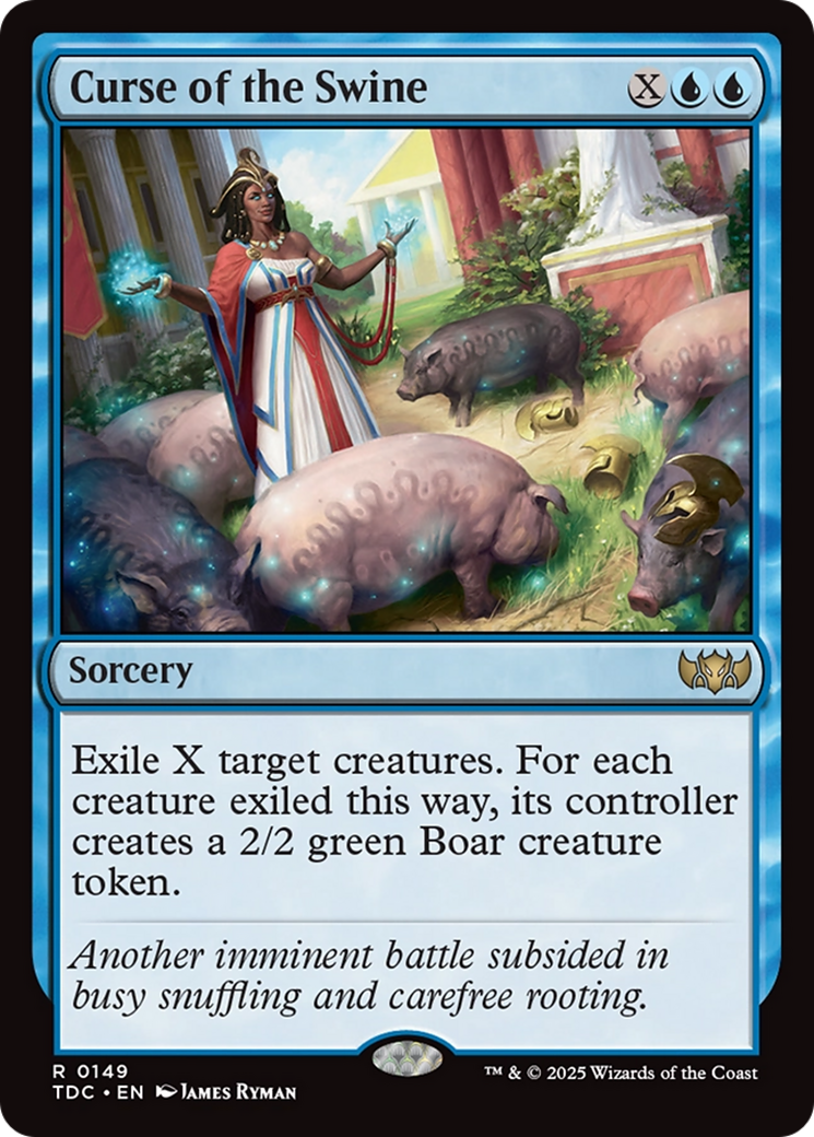 Curse of the Swine [Tarkir: Dragonstorm Commander] | Pegasus Games WI