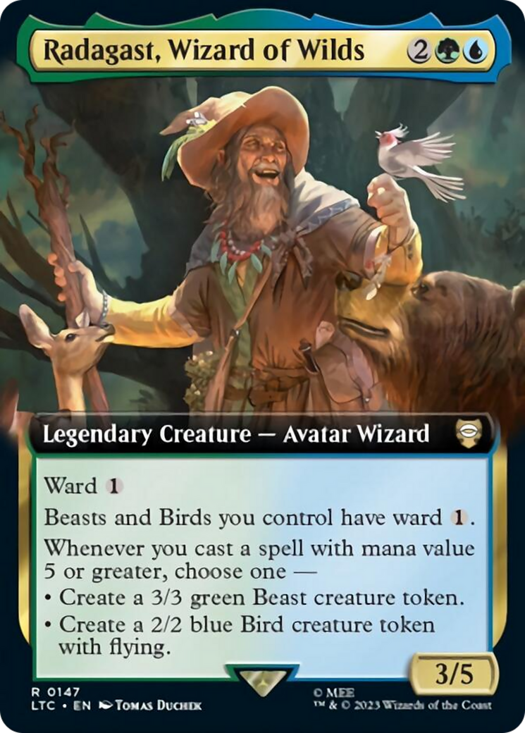 Radagast, Wizard of Wilds (Extended Art) [The Lord of the Rings: Tales of Middle-Earth Commander] | Pegasus Games WI