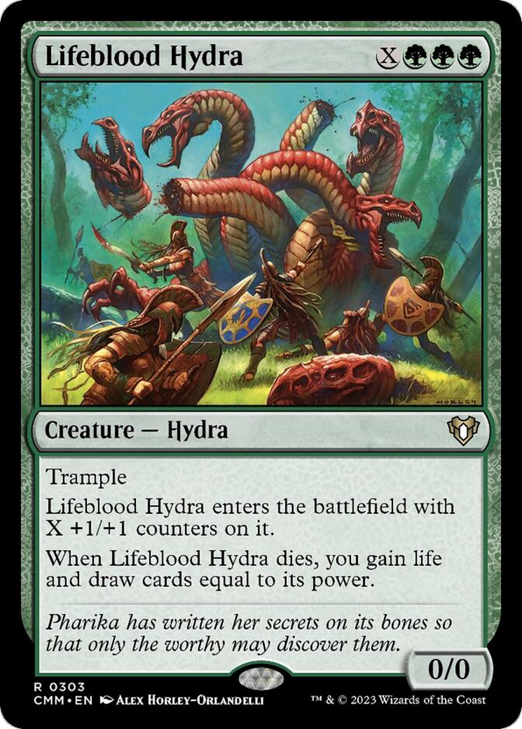 Lifeblood Hydra [Commander Masters] | Pegasus Games WI