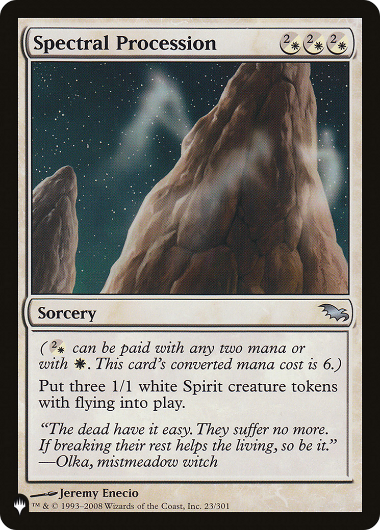 Spectral Procession [The List] | Pegasus Games WI