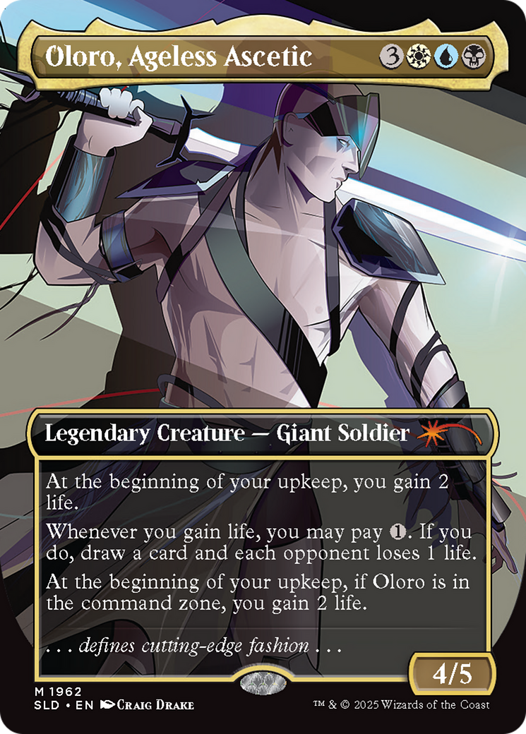 Oloro, Ageless Ascetic (Rainbow Foil) [Secret Lair Drop Series] | Pegasus Games WI